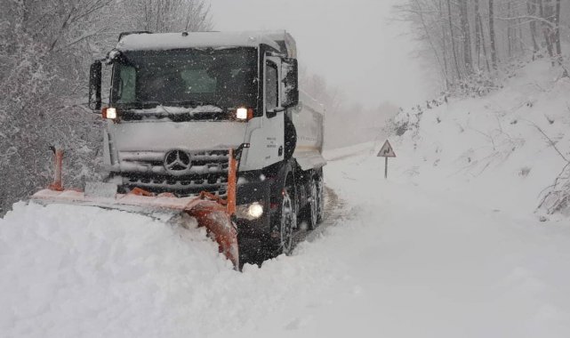 Zonguldak'ta 168 köy yolu ulaşıma kapalı