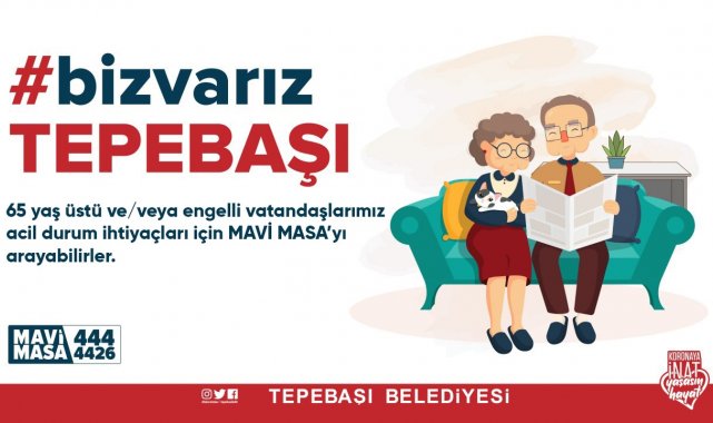 'Hava Soğuk Tepebaşı Sıcak' sloganıyla ihtiyaçlar karşılanıyor