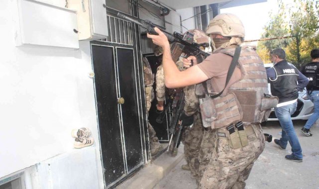 Adıyaman'da, 107 kişi uyuşturucu operasyonlarından tutuklandı
