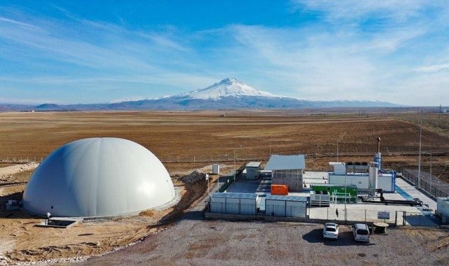 Aksaray'da katı atık depolama tesisinde enerji üretimine başlanıldı
