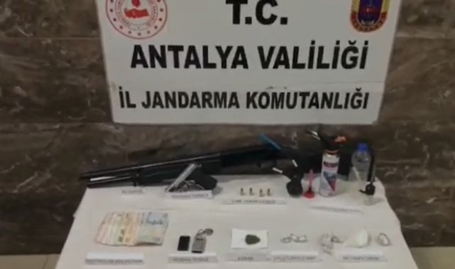 Alanya'da uyuşturucu tacirine operasyon