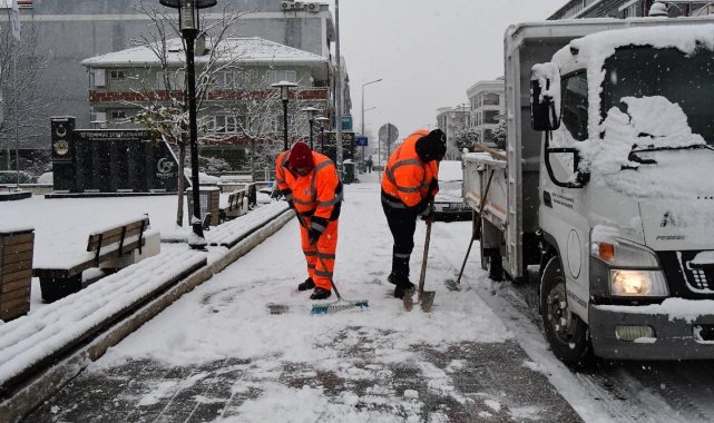 Altınova'da yollar açık, ekipler teyakkuzda