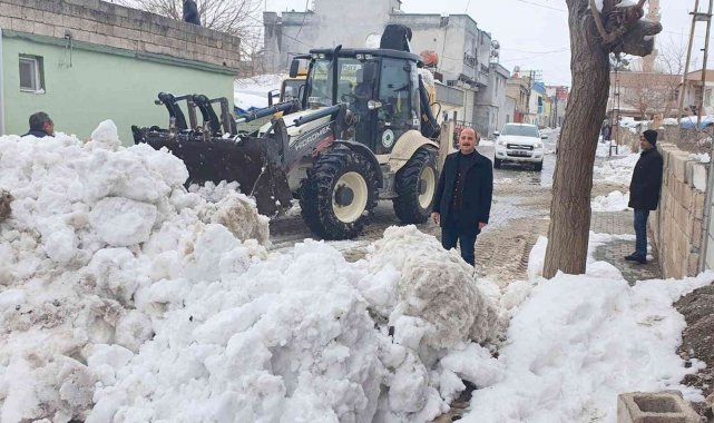 Araban'da kar nedeniyle kapalı yol kalmadı