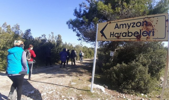 Aydın'ın öksüz kalan antik kenti Amyzon, doğaseverleri etkiledi