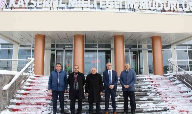 Başkan Büyükkılıç'tan Milli Eğitim ve Emniyet'e ziyaret