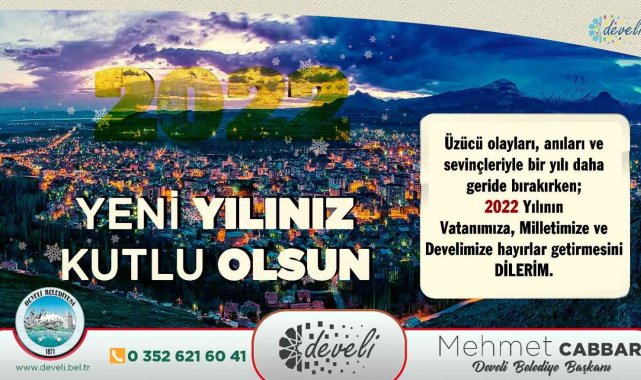 Başkan Cabbar: "Yeni bir yıla heyecanla giriyoruz"