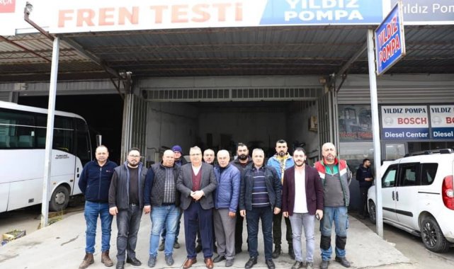 Başkan Çerçi'den küçük sanayi esnafına ziyaret