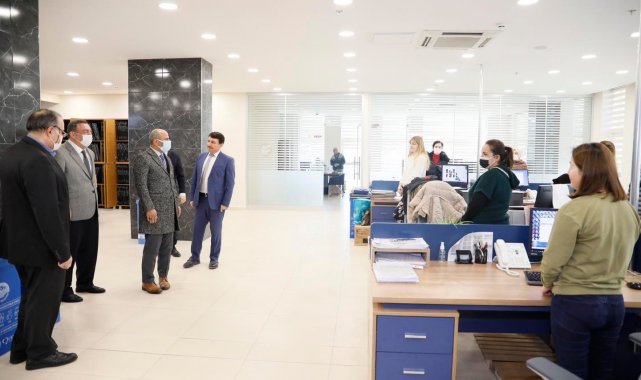 Başkan Söğüt, Tapu Müdürlüğü'nü inceledi
