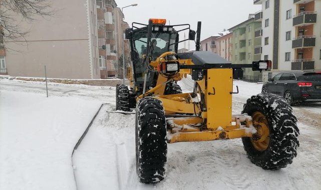 Bayburt'ta kar seferberliği