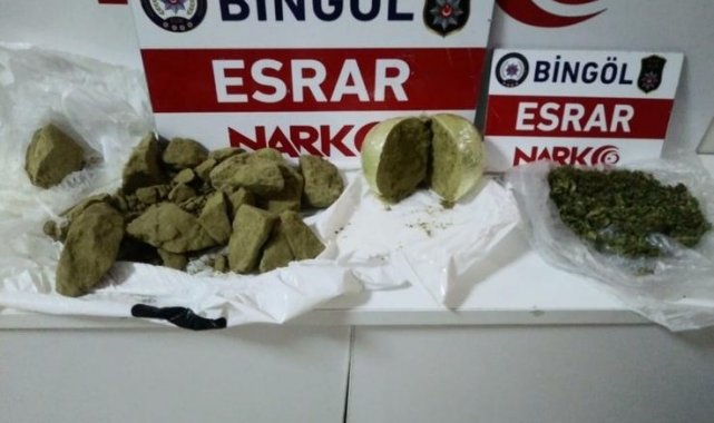 Bingöl'de uyuşturucuyla mücadele sürüyor