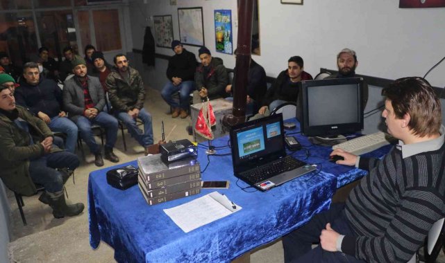 Bursa'da avcı adayları belgelerini aldı
