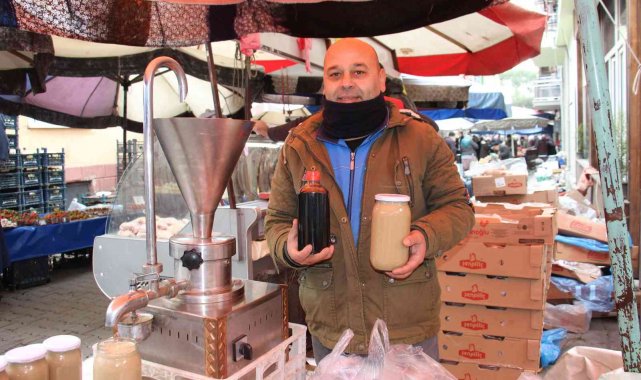 Dondurucu soğuklar sağlık deposu tahin ve pekmeze olan ilgiyi arttırdı