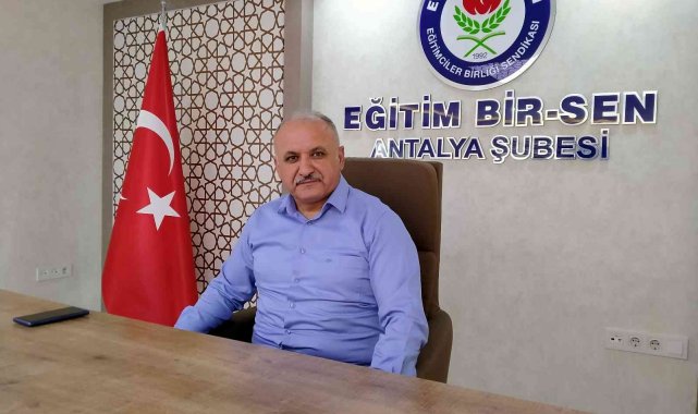 Eğitim Bir Sen Antalya Şube Başkanı Miran: "Eğitimdeki kronikleşen sorunlara çözüm bulunmalı"