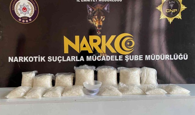 Gaziantep'te 13 kilo metamfetamin ele geçirildi