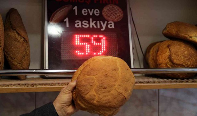 Gümüşhane'de 'askıda digital ekmek' uygulaması
