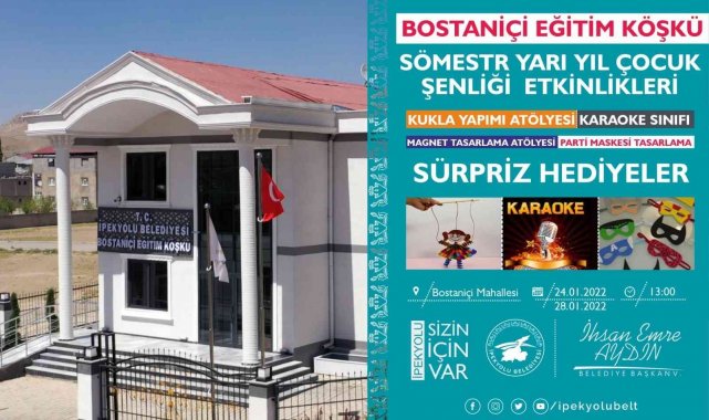 İpekyolu'nda yarıyıl şenlikleri başlıyor