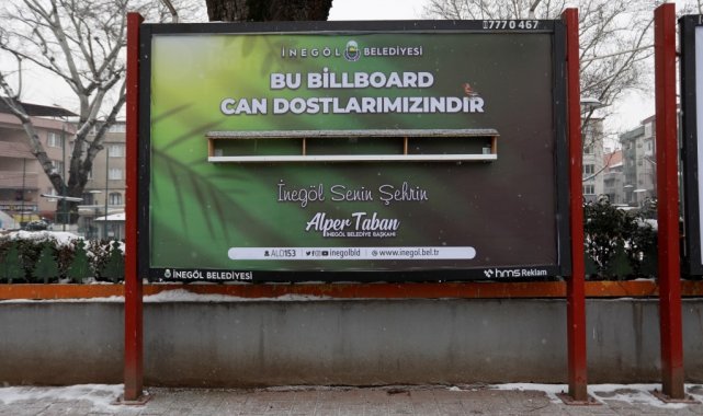 Kara kışta kuşlara "ilân-ı yem"