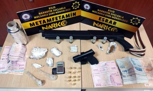 Kilis'te uyuşturucu operasyonu