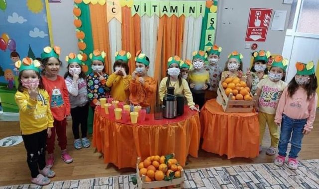 Kumru'da minik öğrenciler için 'c vitamini' etkinliği