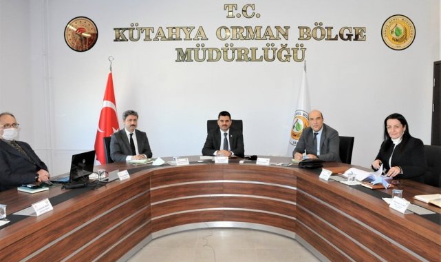 Kütahya Orman Bölge Müdürlüğü'nde çalışmalar masaya yatırıldı