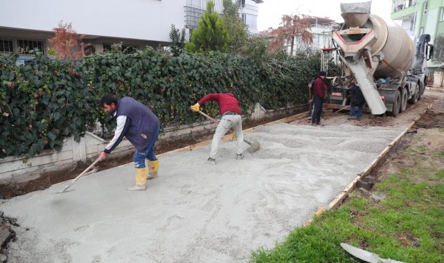 Merkezefendi'de üst yapı çalışmaları devam ediyor