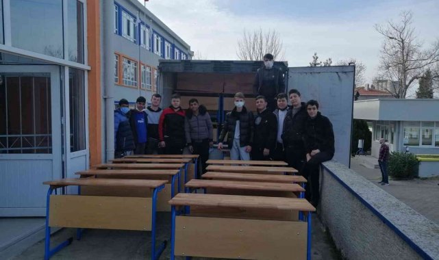 Meslek lisesinden ekonomiye destek