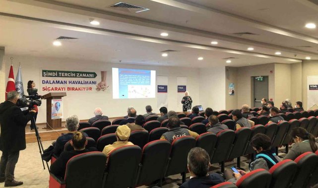 Muğla'da "Dalaman Havalimanı Sigarayı Bırakıyor" projesi başlatıldı