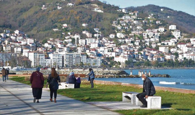 Ordu'da kış mevsiminde yalancı bahar