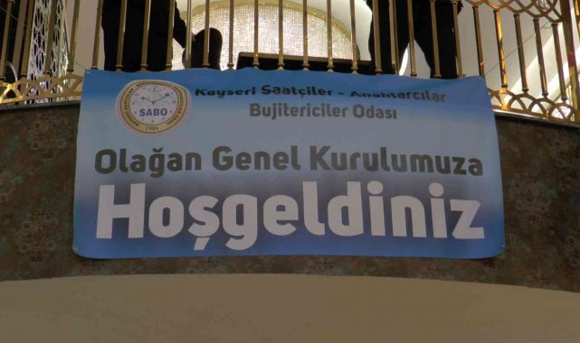 Saatçiler Odasın'da Murat Sancak güven tazeledi