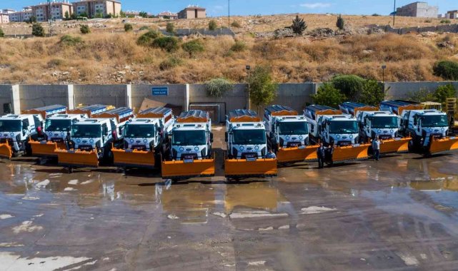 Şahinbey'de kar yağışı öncesi hazırlıklar tamamlandı