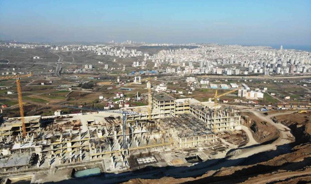 Samsun Şehir Hastanesi'nin yüzde 16'sı tamamlandı