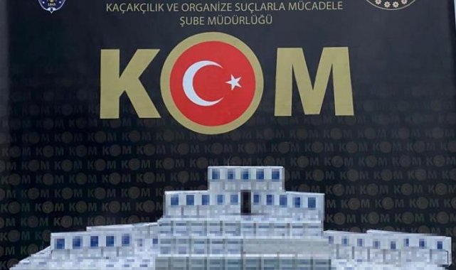 Siirt'te bin 500 paket kaçak sigara ele geçirildi