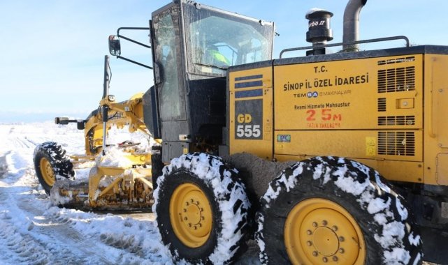 Sinop'ta 143 köye ulaşım sağlanamıyor