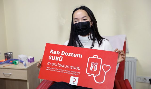 SUBÜ'ye kurumsal kan bağışçısı madalyası