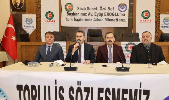 Tokat'ta Belediyesinde toplu iş sözleşmesi imzalandı