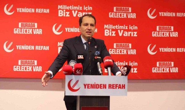 Yeniden Refah Partisi Genel Başkanı Erbakan: "CHP'li Özel, düşüncelerini 28 Şubat jargonuyla söylemiştir"