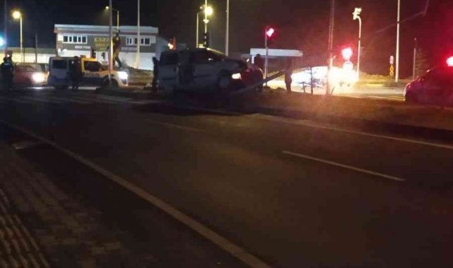Zonguldak'ta iki araç çarpıştı: 1 yaralı