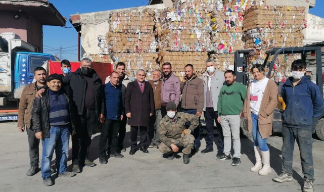 Başkan Işık, Katı Atık Toplama ve Ayırma Tesisi'ni ziyaret etti