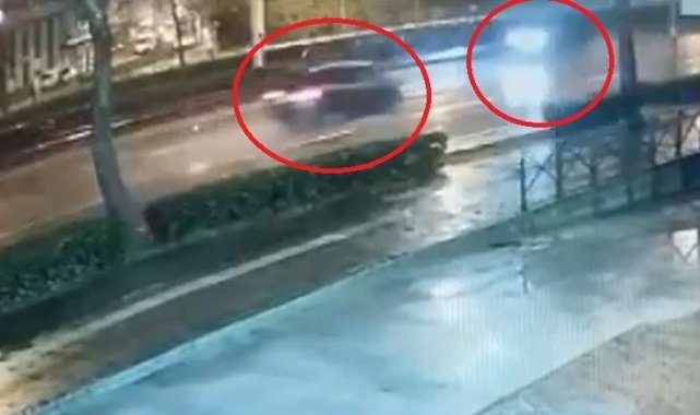 Bursa'da dehşet anları kamerada...Sol şeritte tersten geldi. faciaya yol açtı