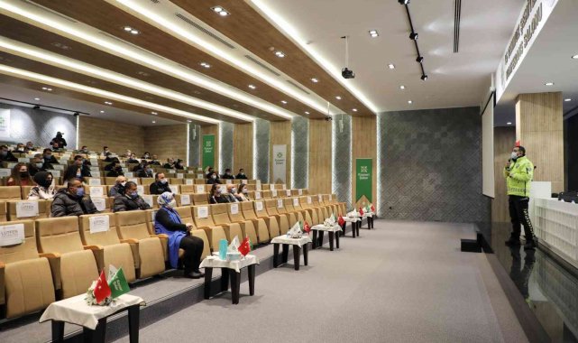 Kayseri Şeker personeline trafik eğitimi