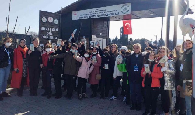Öğrenciler, Hersek'te kuşları gözlemledi