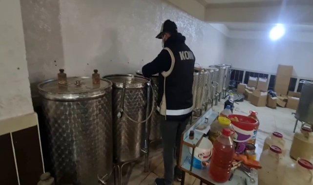Siirt'te 4 bin litre kaçak şarap ele geçirildi
