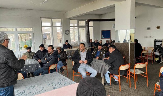 Simav'da çiftçi bilgilendirme toplantısı