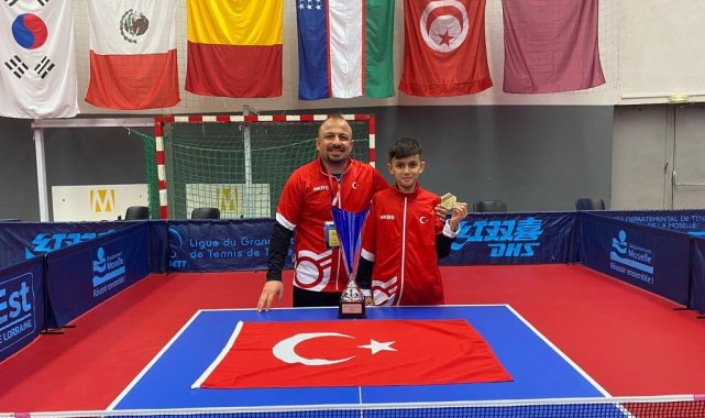 U11 kategorisinde dünyanın en başarılı sporcu olan Görkem, Çorum'un gururu oldu