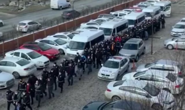'Bataklık' operasyonunda gözaltına alınan 52 şüpheli adliyeye sevk edildi