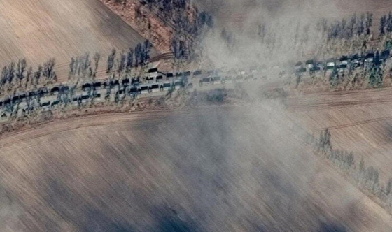64 KM'lik Rus Askeri Konvoyu Kiev'e İlerliyor