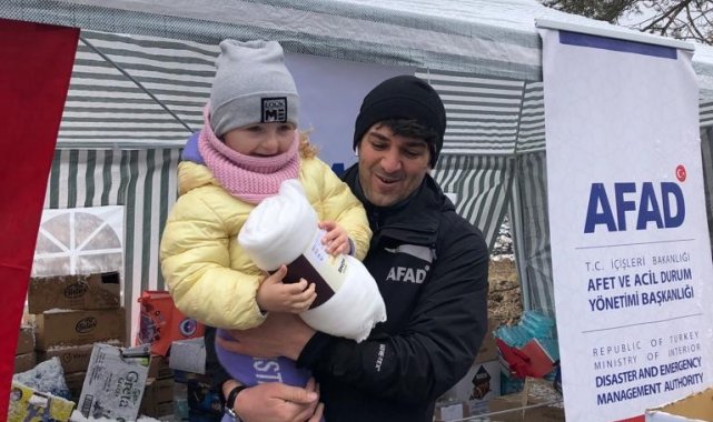 AFAD'dan Ukraynalılara yardım eli