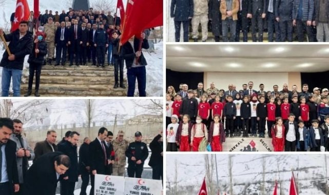 Bahçesaray'da '18 Mart Çanakkale Zaferi ve Şehitleri Anma Günü' programı