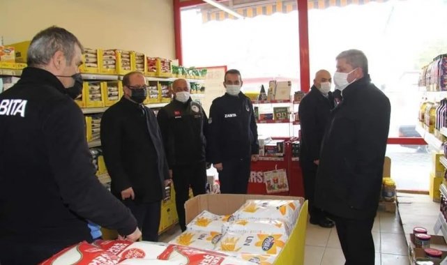 Bünyan'da depo ve stoklar incelendi
