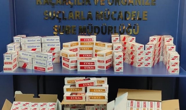 Çankırı'da 52 bin kaçak makaron ele geçirildi